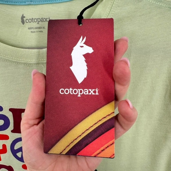 Cotopaxi Kids Gear for Good Organic T-Shirt Kids Unisex XL Lichen Green Casual - Picture 7 of 11